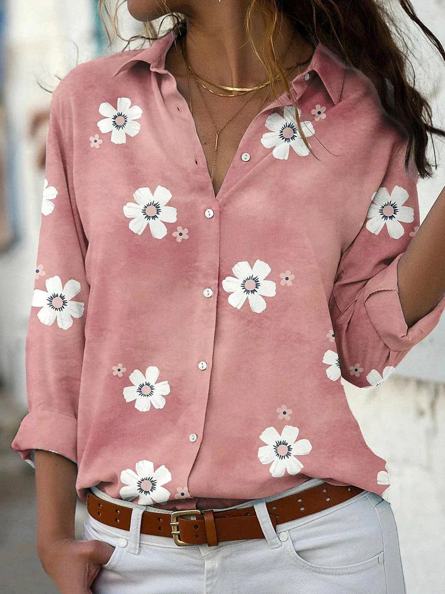 Darya™ | Bluse med blomstertrykk